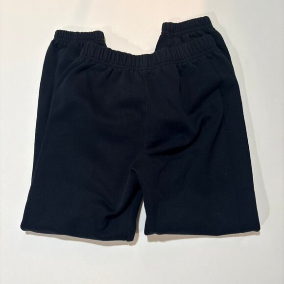 Btween Black XO Fleece Sweat Shorts Kids Size 12 - Picture 5 of 6